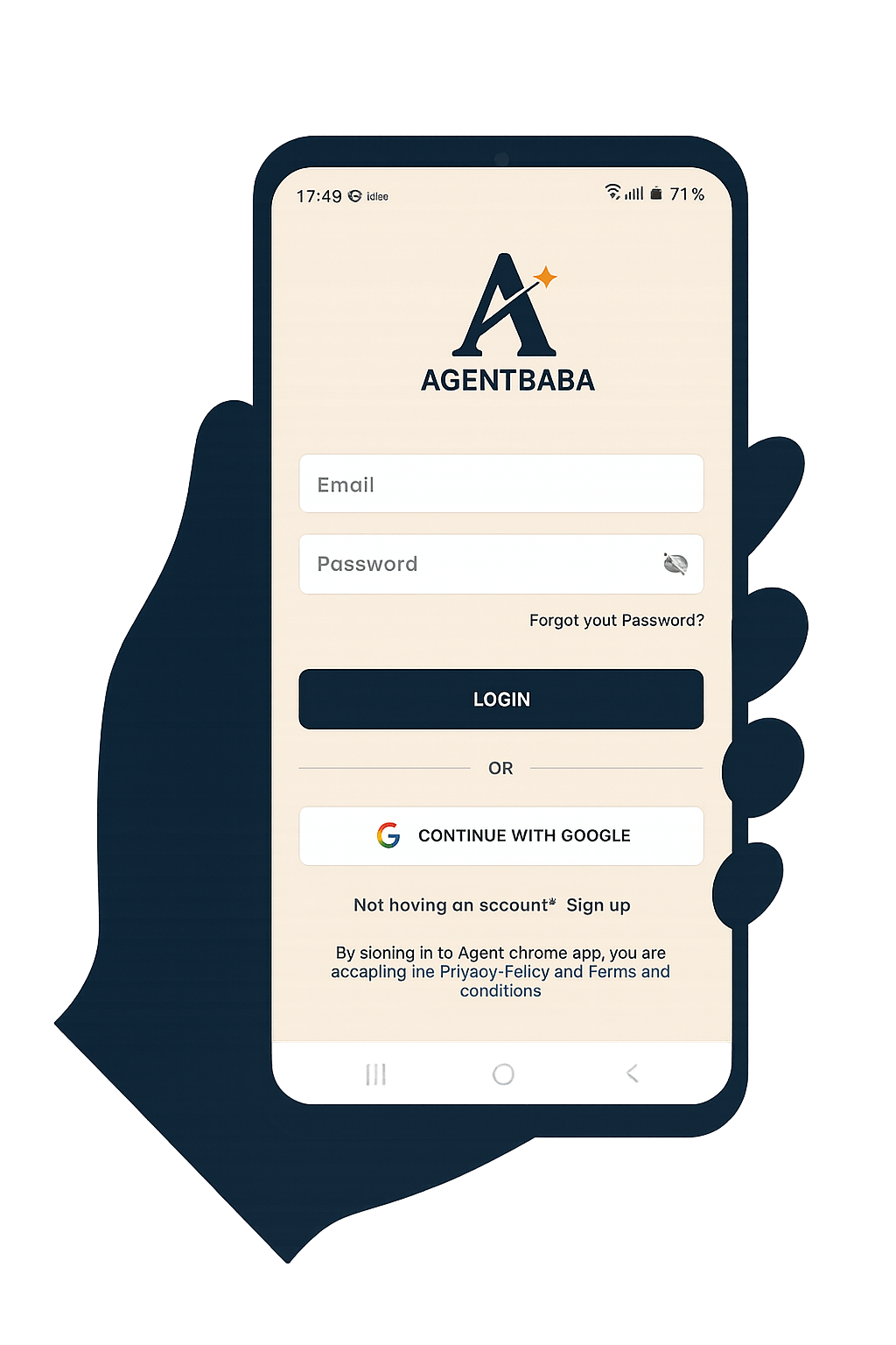Agentbaba App Interface